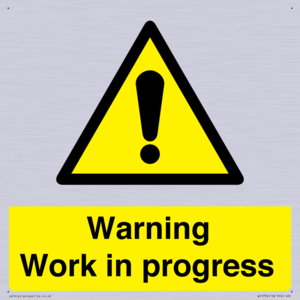 Warning Work in progress